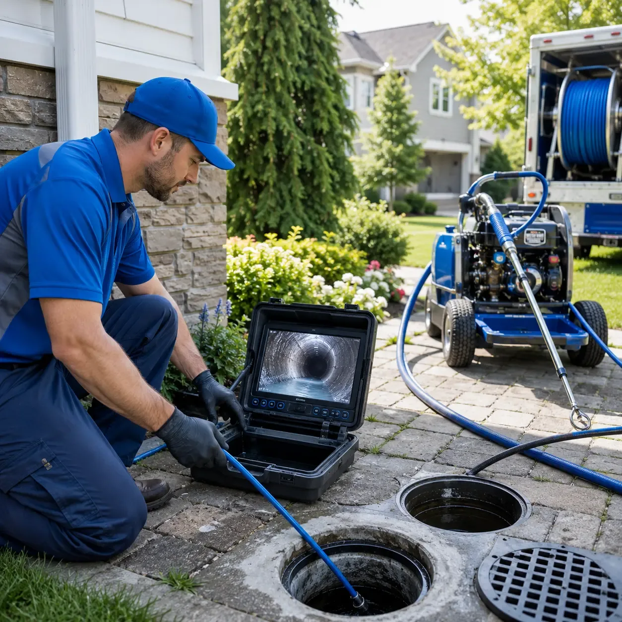 Outdoor drain cleaning professionals serving Neon, KY